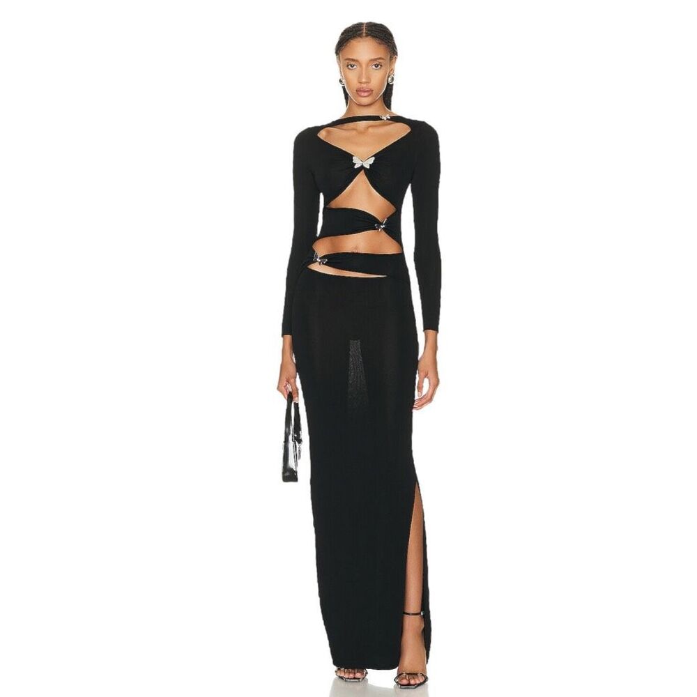 Aya Muse Atalo Dress‎ in Black